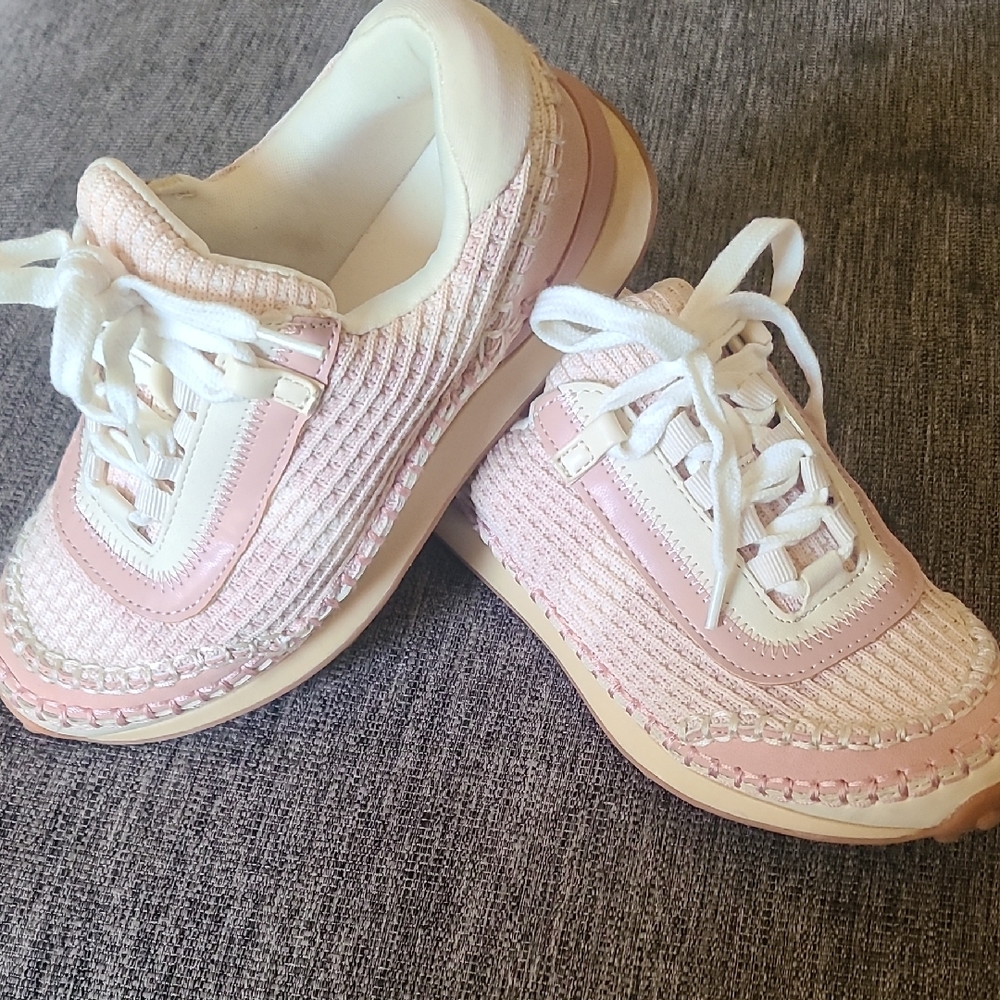 Stylish Pink and Cream Kids Shoes, Brand Mia (No Box) Only worn a few times
